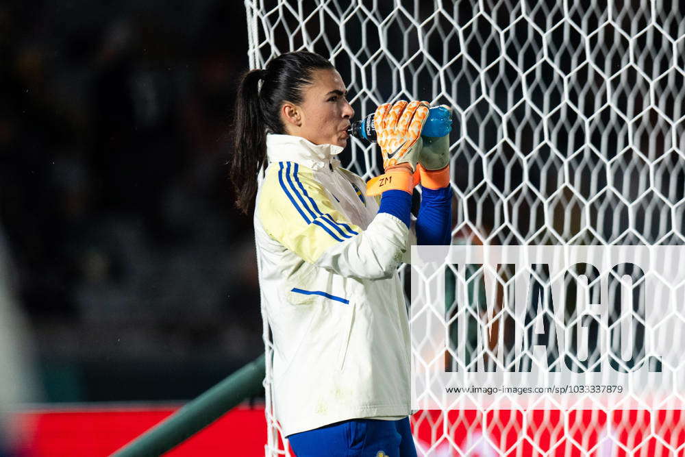 230815 Goalkeeper Zecira Musovic of Sweden ahead of the FIFA Women