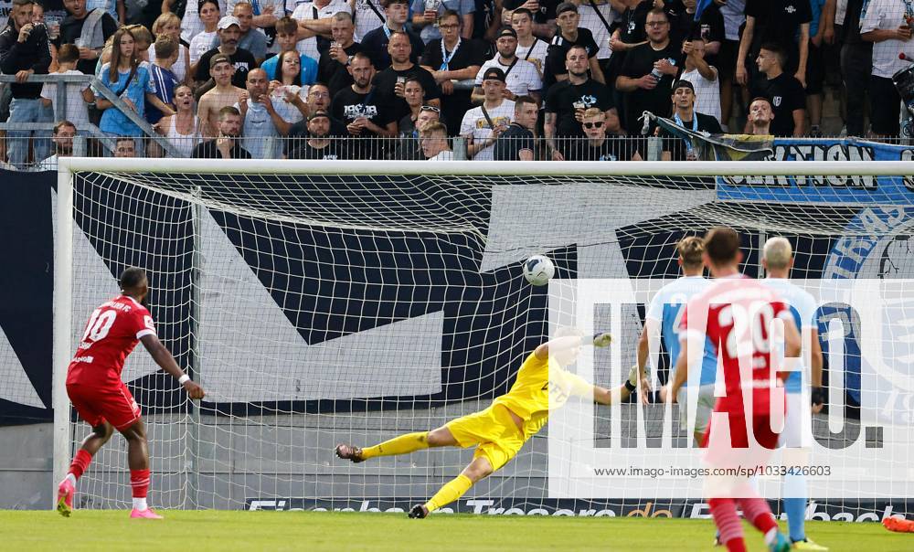 CFC vs Greifswalder FC 16 08 2023, Chemnitz, Stadion an der ...