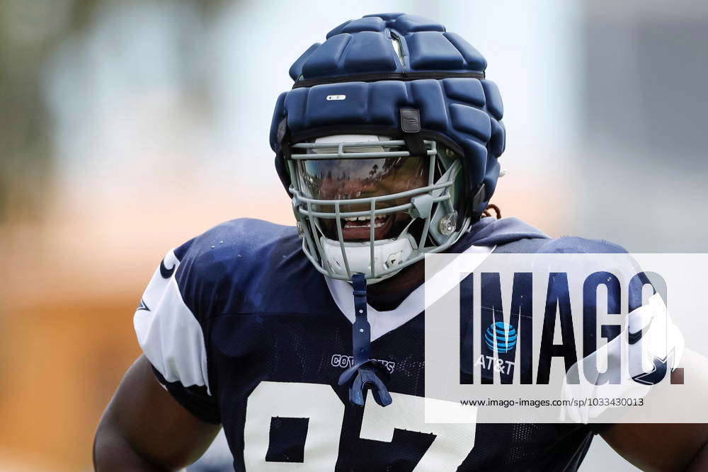 Dallas Cowboys defensive tackle Osa Odighizuwa (97) participates in drills  at the NFL football team's practice facility in Oxnard, Calif. Wednesday,  Aug. 3, 2022. (AP Photo/Ashley Landis Stock Photo - Alamy