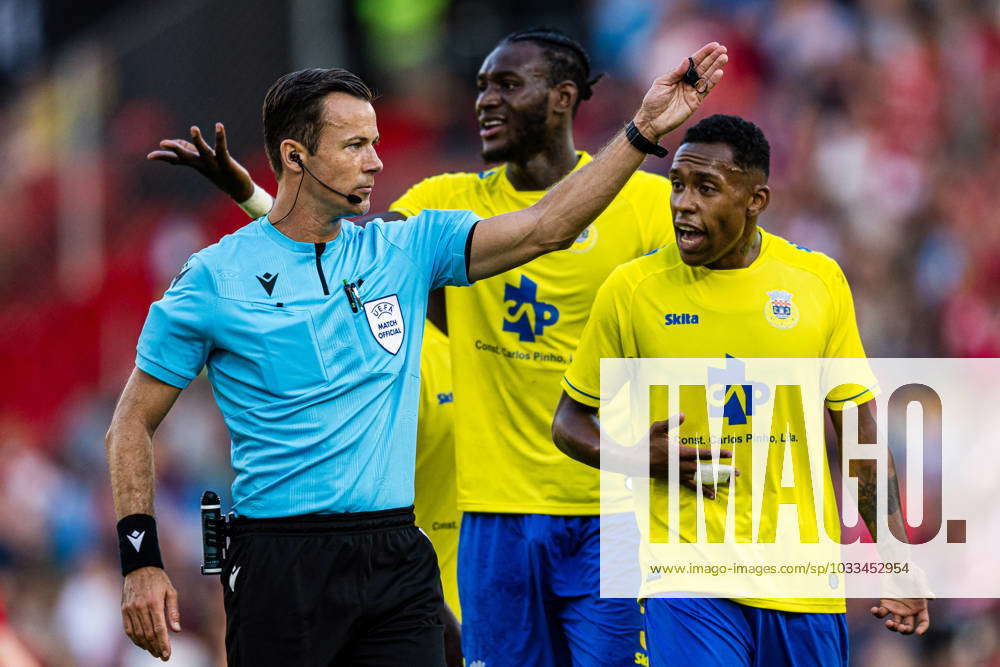 230817 Bram Van Driessche, referee, during the UEFA Europa