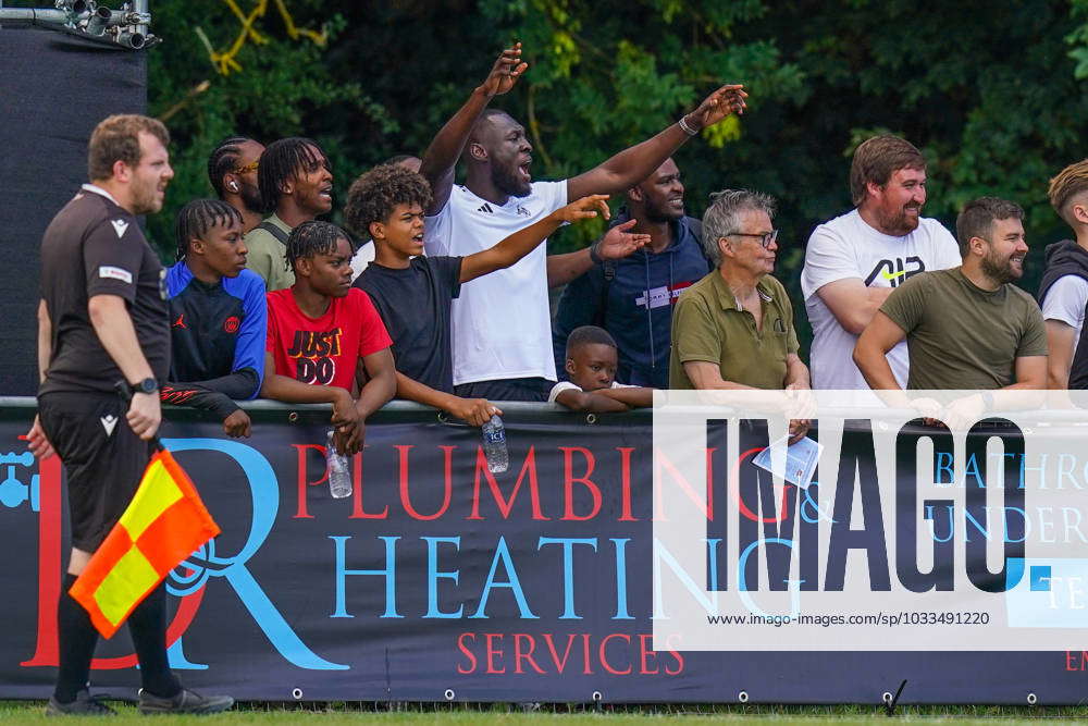 Horley Town FC vs AFC Croydon Athletic Stormzy in crowd during the ...