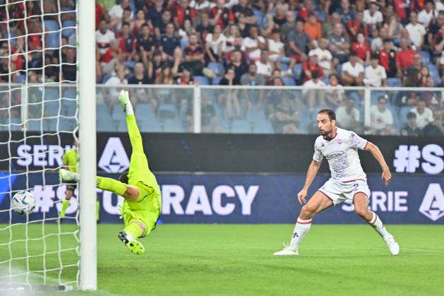 Acf Goals Italian soccer Serie A match - Genoa CFC vs ACF Fiorentina Josep ...