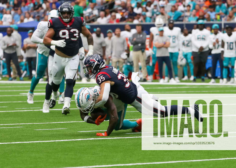 HOUSTON, TX - AUGUST 19: Houston Texans linebacker Jake Hansen (35