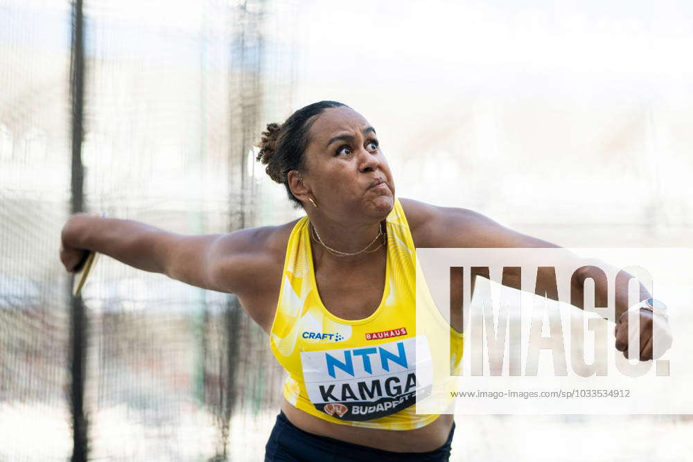 230820 Vanessa Kamga of Sweden competes in womens discus throw