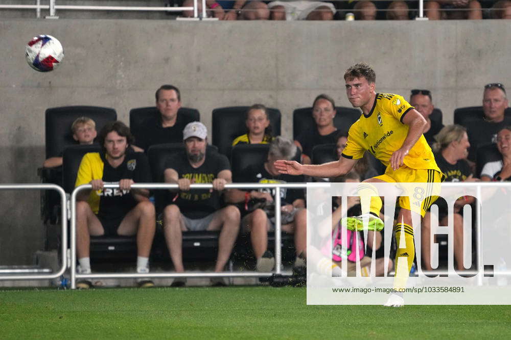 COLUMBUS, OH - MARCH 04: Aidan Morris #8 of Columbus Crew looks on