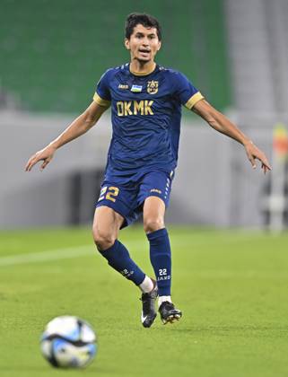Playoff Stage AFC Champions League 2023 24 Shohrux Gadoyev of AGMK FC ...