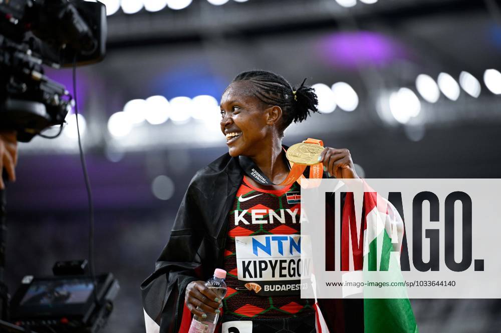 230823) -- BUDAPEST, Aug. 23, 2023 -- Faith Kipyegon of Kenya