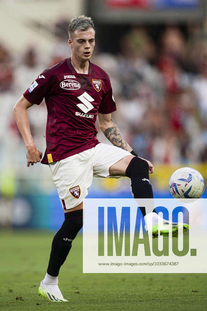 Torino FC V Cagliari Calcio Serie A Ivan Ilic Of Torino FC In Action During The Serie A Football