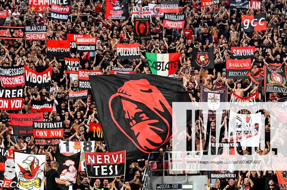 Fans of Bologna during the italian soccer Serie A match Bologna FC, acf  fiorentina x bologna fc