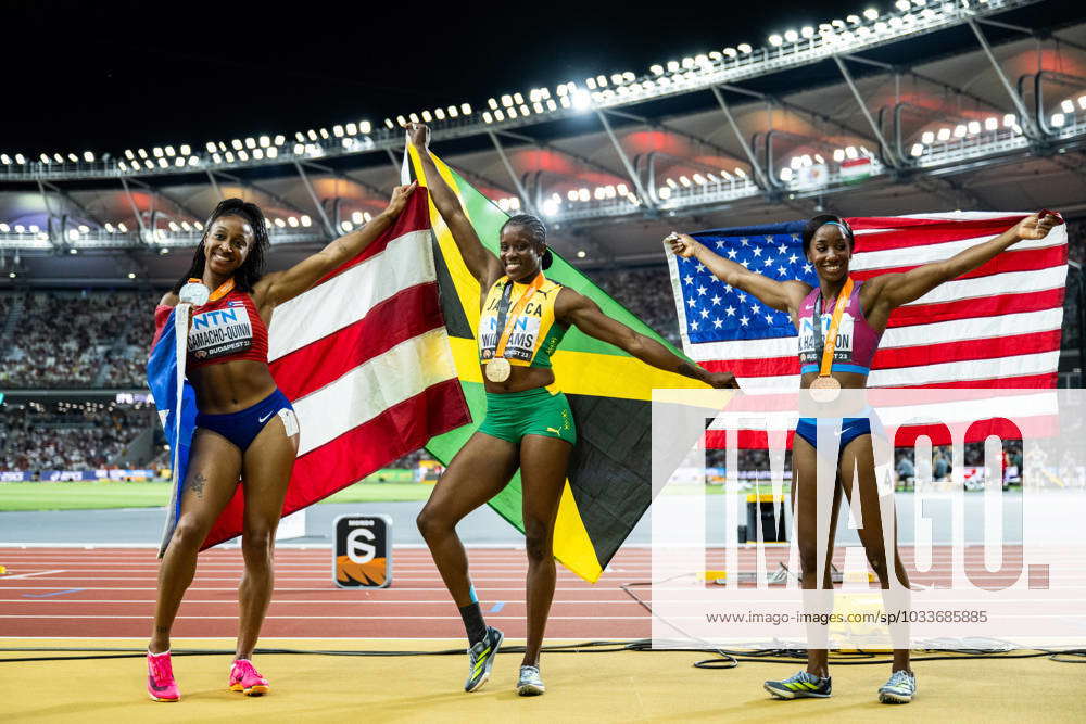 230824 Jasmine Camacho Quinn of Cuba, Danielle Williams of Jamaica