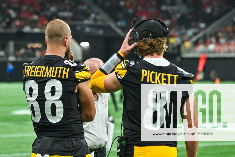 ATLANTA, GA Ð AUGUST 24: Pittsburgh tight end Pat Freiermuth (88