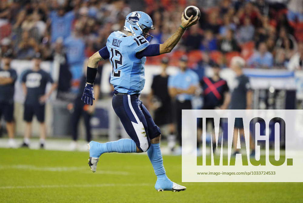 Toronto, Canada. 25th Aug, 2023. Toronto Argonauts quarterback