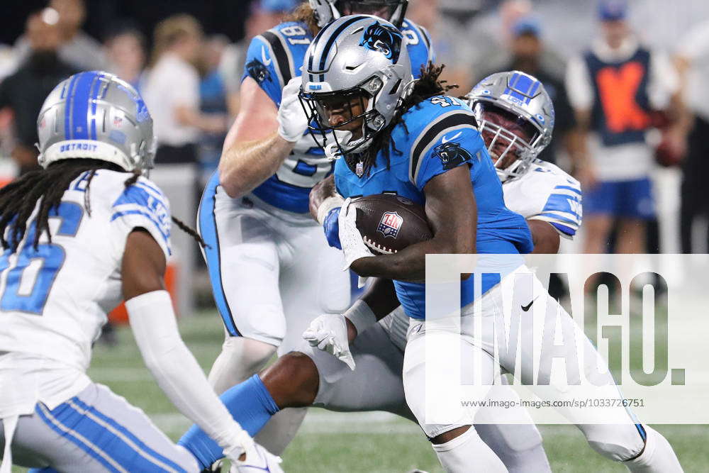 Carolina Panthers running back Spencer Brown (41) looks on against