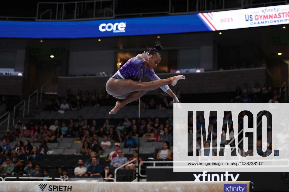 August 25, 2023: Gymnast Zoe Miller during the senior women day 1 ...