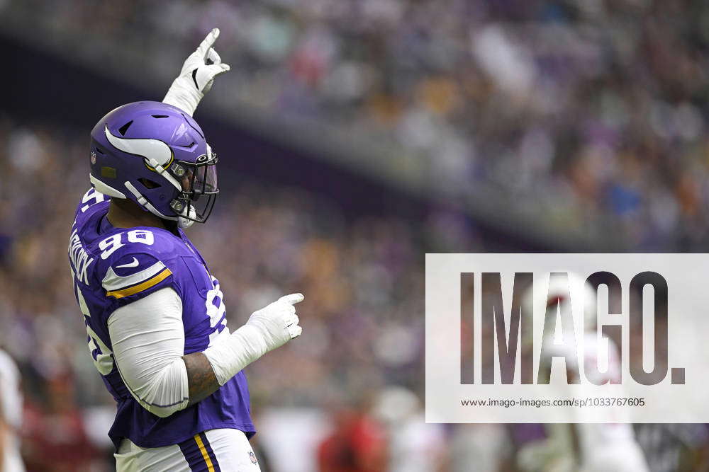 Minnesota Vikings defensive tackle Ross Blacklock (96) pictured during an  NFL football game against the Washington Commanders, Sunday, November 06,  2022 in Landover. (AP Photo/Daniel Kucin Jr Stock Photo - Alamy