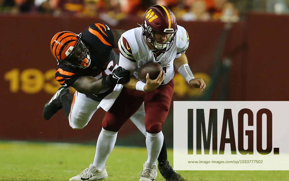 Cincinnati Bengals defensive end Jeff Gunter (93) during an NFL preseason  football game against the New