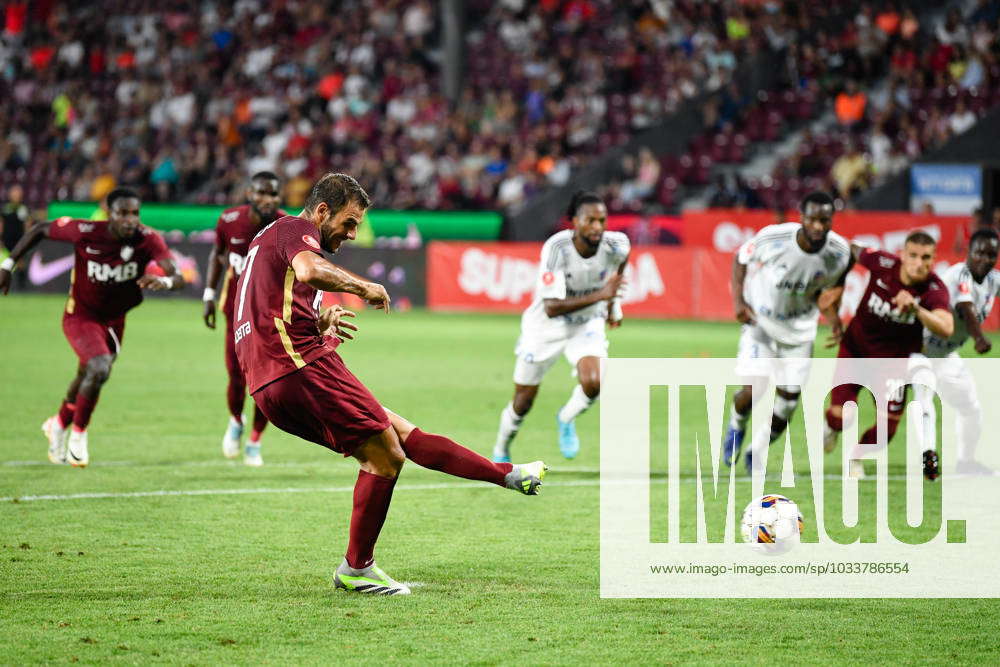 CFR Cluj v FC Botosani - SuperLiga Panagiotis Tachtsidis taking a