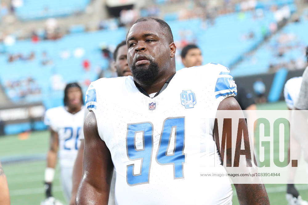 CHARLOTTE, NC - AUGUST 25: Detroit Lions defensive lineman Benito