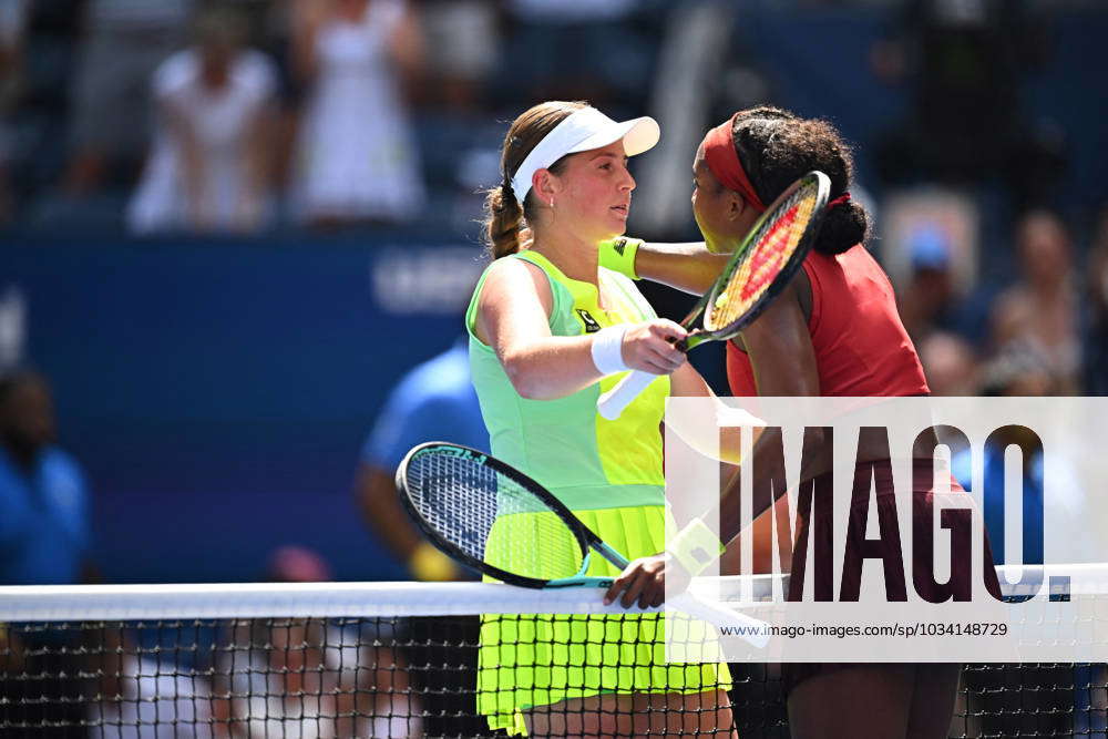 US Open Quarter Final Gauff v Ostapenko Coco Gauff (USA) during her