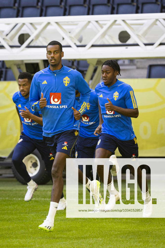 230906 Alexander Isak of Sweden during a training session on