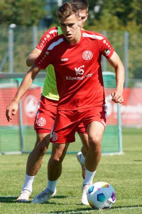 DANNY SCHMIDT, LASSE WILHELM TRAINING 1 FSV MAINZ 05 MAINZ