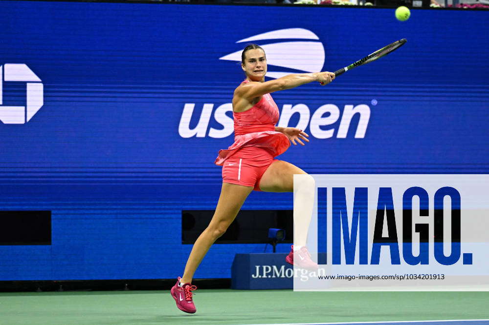 US Open SemiFinal Keys v Sabalenka Aryna Sabalenka (RUS) during her