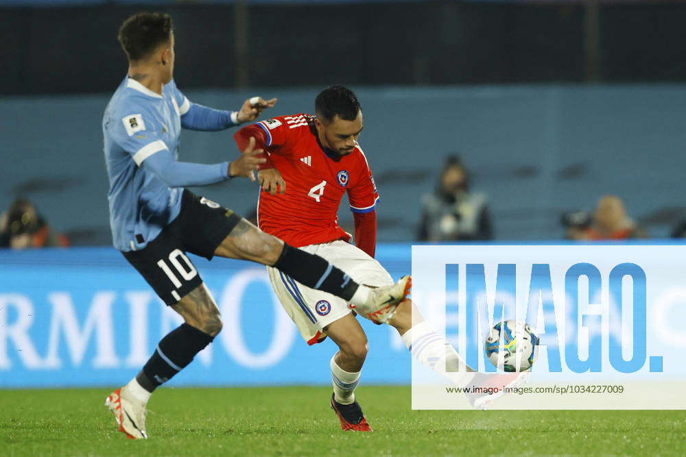 Futbol, Uruguay vs Chile. Eliminatorias mundial 2026. El