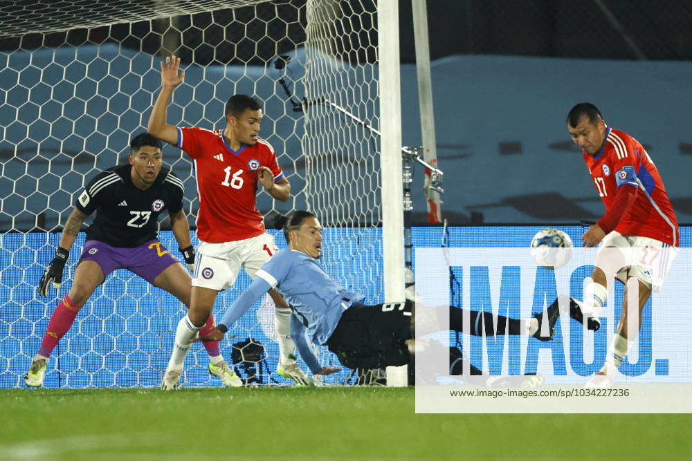 Futbol, Uruguay vs Chile. Eliminatorias mundial 2026. El