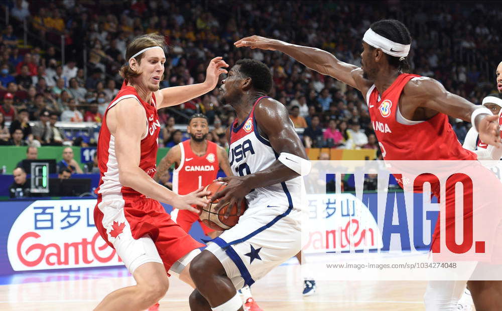 USA vs CANADA ANTHONY EDWARDS, basketball player of USA, at the FIBA