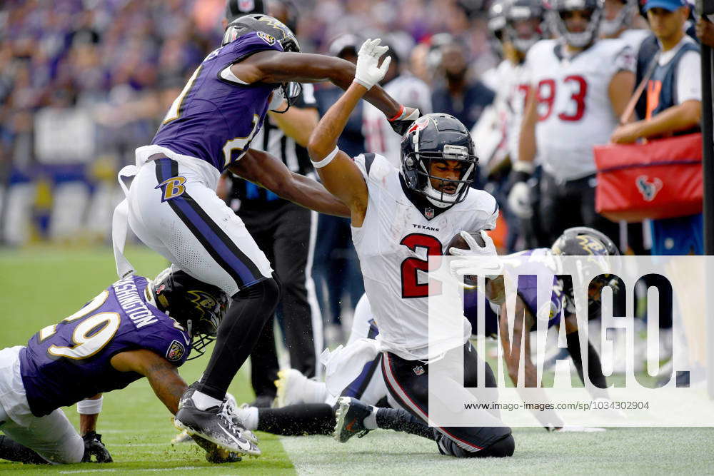 BALTIMORE, MD - SEPTEMBER 10: Texans wide receiver Robert Woods (2