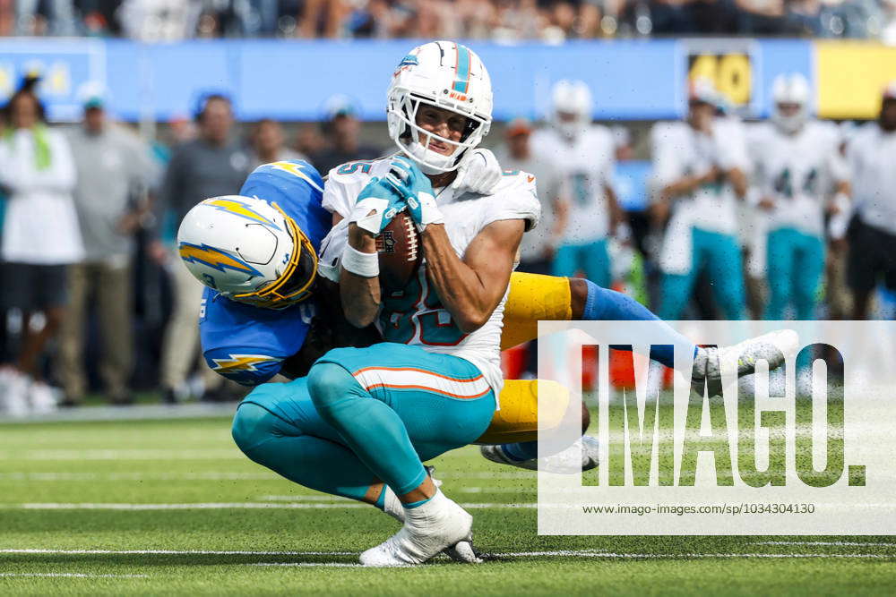 September 10, 2023, Los Angeles, California, USA: Miami Dolphins wide  receiver River Cracraft (85) i