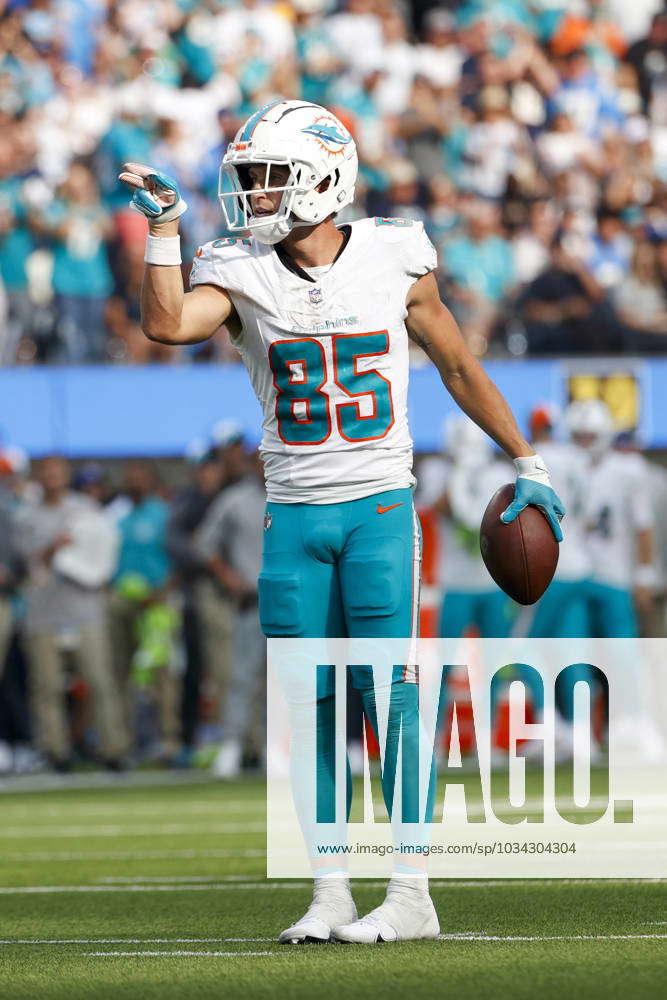 September 10, 2023, Los Angeles, California, USA: Miami Dolphins wide  receiver River Cracraft (85) r