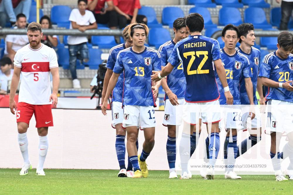 230912 Japan vs Turkey Keito Nakamura of Japan celebrates after scoring