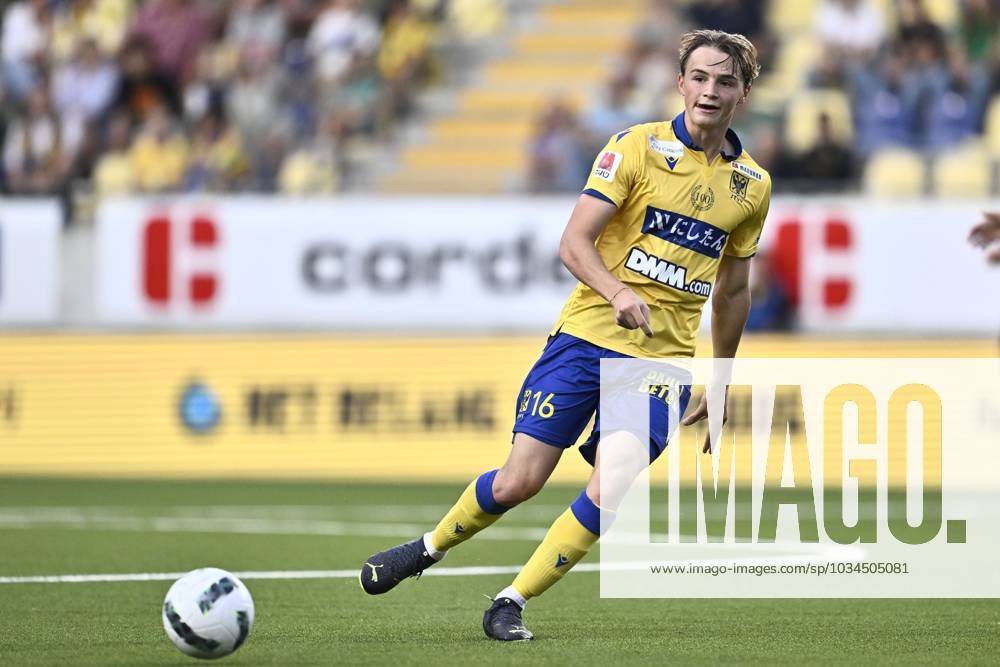 Stvv S Matte Smets Pictured In Action During A Soccer Match Between