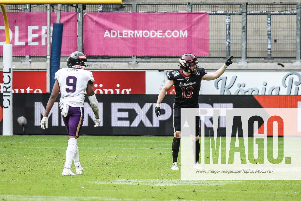 Sport, Football, European League of Football season 2023 2024 semifinals  Frankfurt Galaxy at Rhein