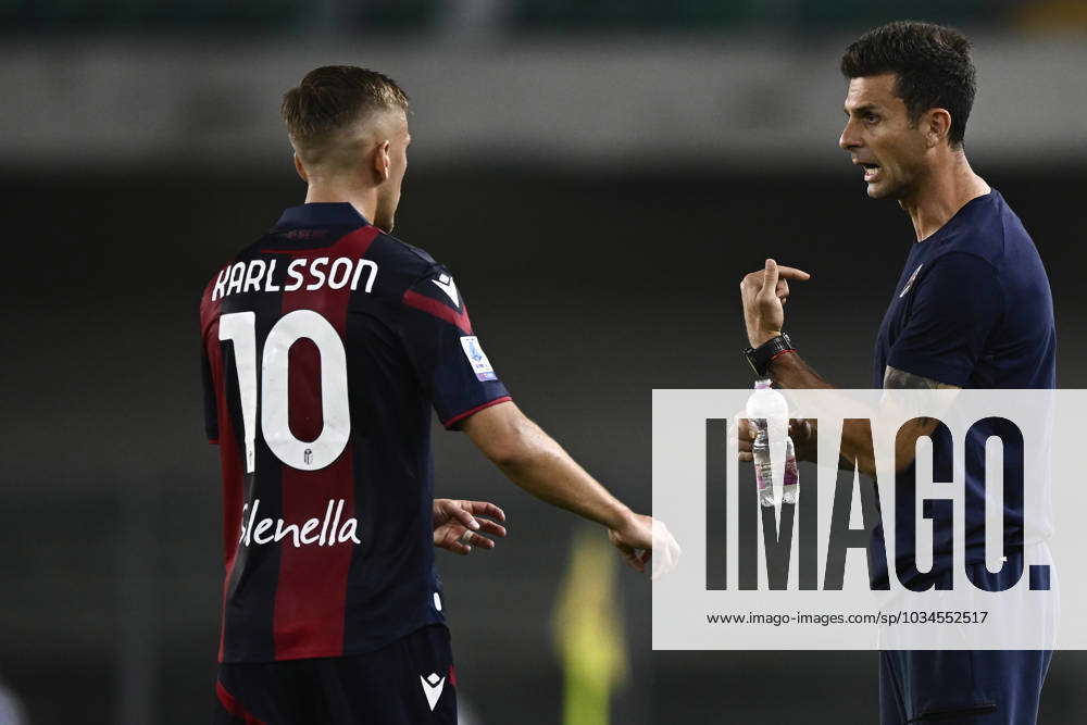 Bologna Fc Vs Hellas Verona Imagem Editorial - Imagem de grande