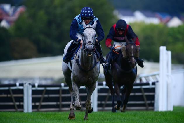 Newtown Races England Newton Abbot Races, Newton Abbot, UK - 22 Sep 2023 Caspers Court ridden ...