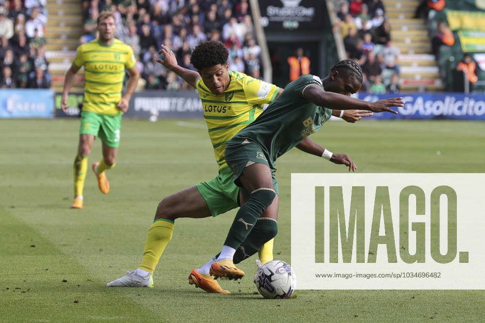 Plymouth Argyle V Norwich City Sky Bet Championship Gabriel Sara Of ...