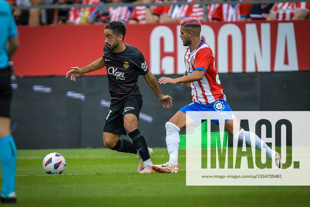 During A La Liga Ea Sports Match Between Girona Fc And Rcd Mallorca At Estadio Municipal De