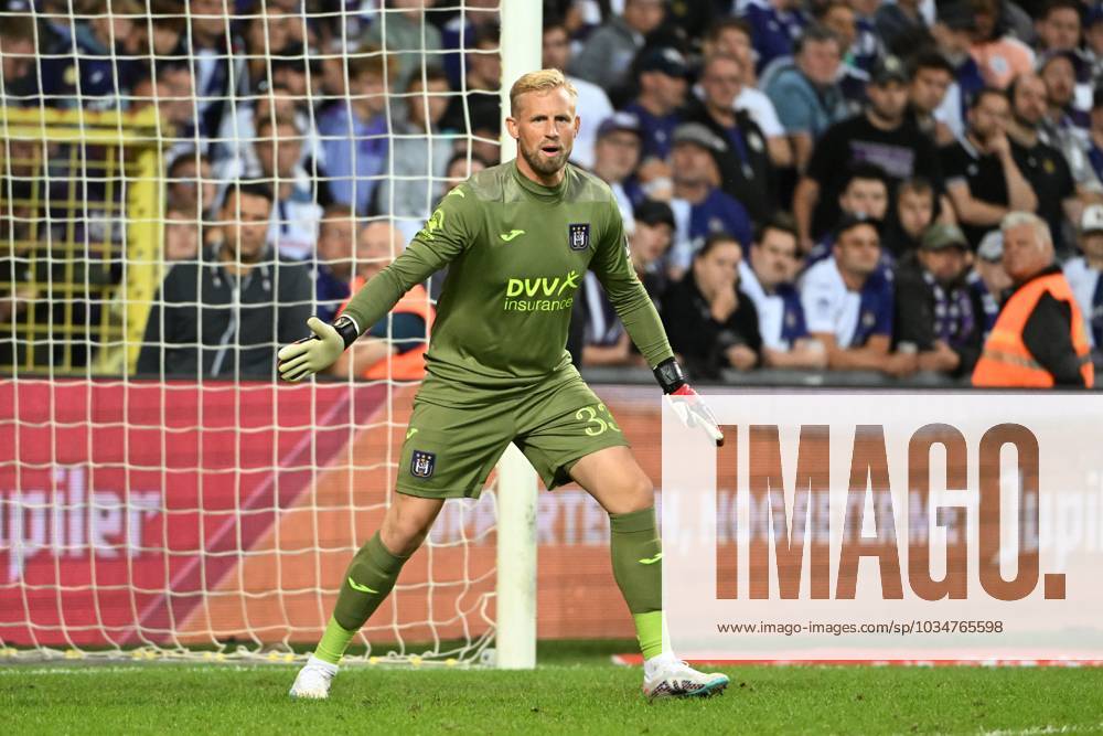 Brussels, Belgium. 24th Sep, 2023. Anderlecht's Kasper Schmeichel