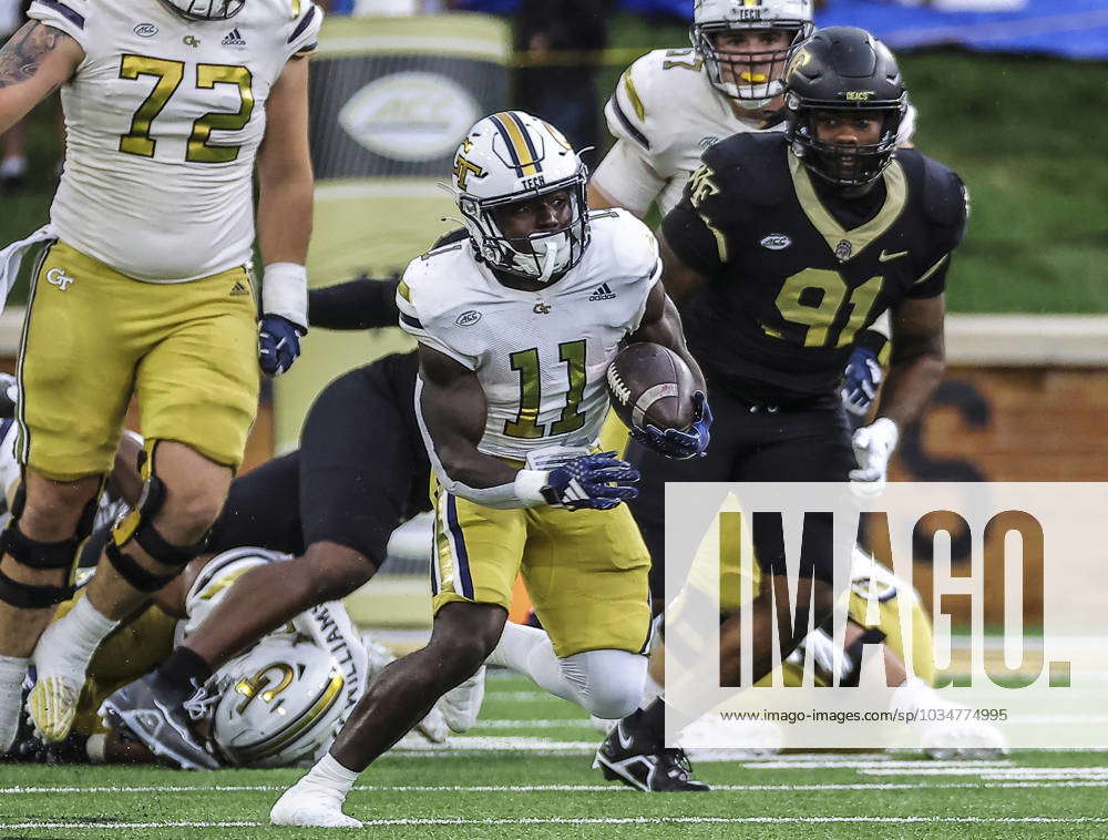 September 23,2023: Georgia Tech Sophomore Jamal Haynes (11) Runs With ...