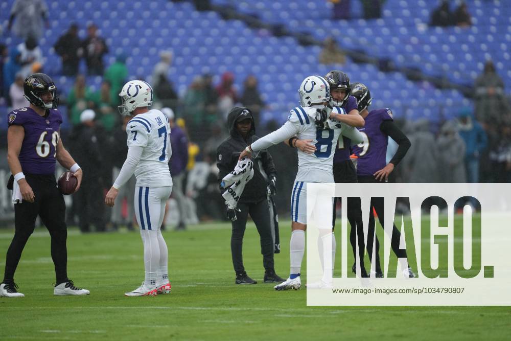 Baltimore Ravens punter Jordan Stout