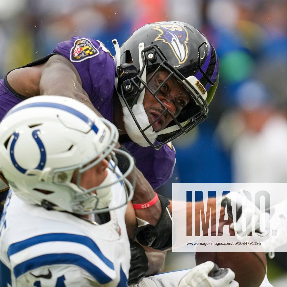 Baltimore Ravens cornerback Brandon Stephens (21) reacts to a