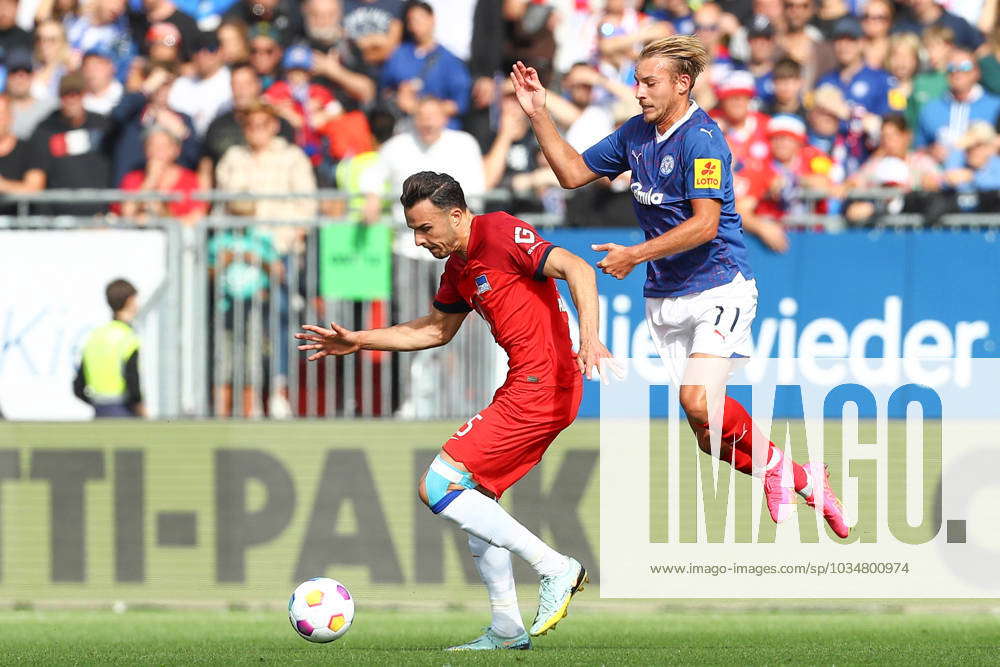 24 09 2023, Football 2 Bundesliga, Holstein Kiel Hertha BSC, V L Haris ...