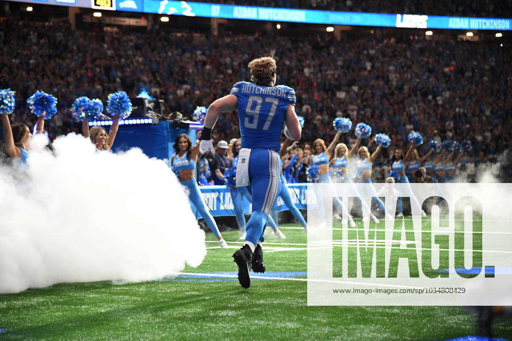 DETROIT, MI - SEPTEMBER 24: Detroit Lions DE (97) Aidan Hutchinson