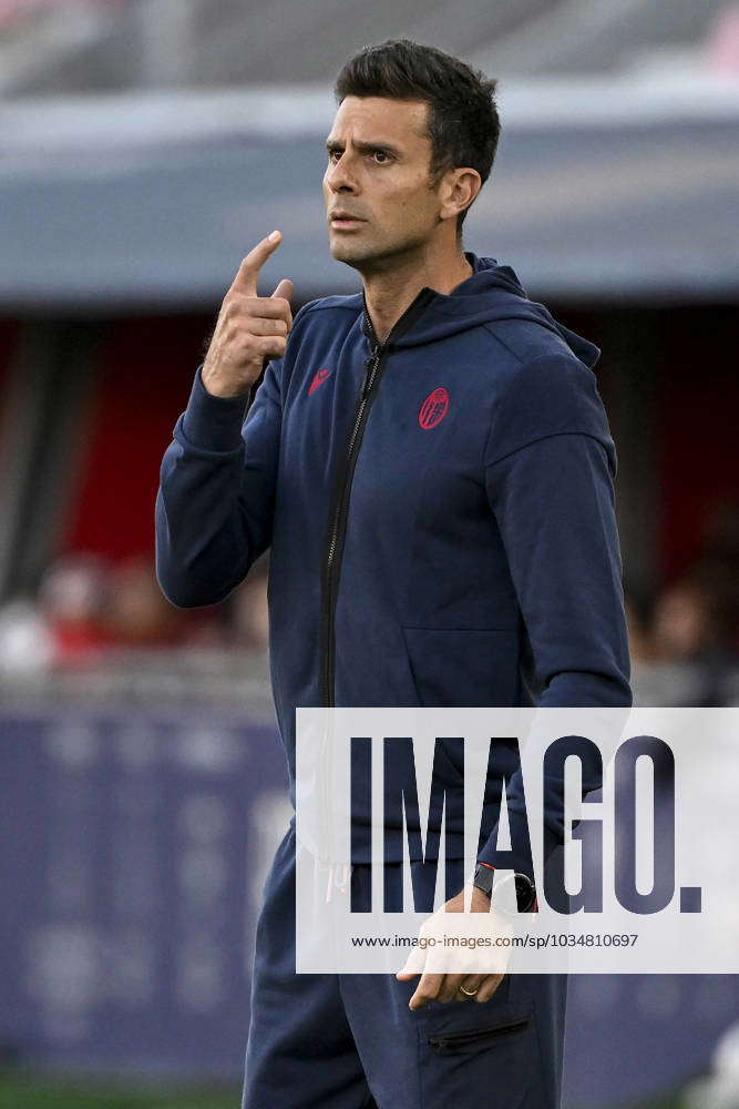 Bologna FC Head Coach Thiago Motta Gestures During The Serie A Football ...