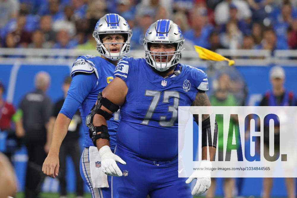 Atlanta Falcons Vs Detroit Lions Detroit Lions Guard Jonah Jackson (73 ...