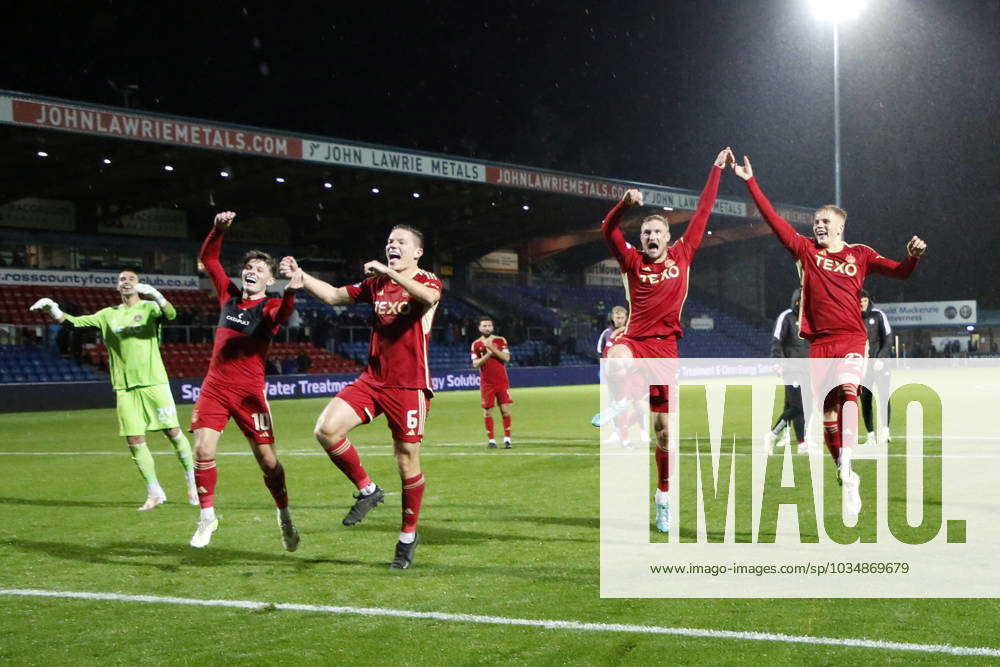 Ross County v Aberdeen Viaplay Scottish League Cup 27 09 2023. Aberdeen