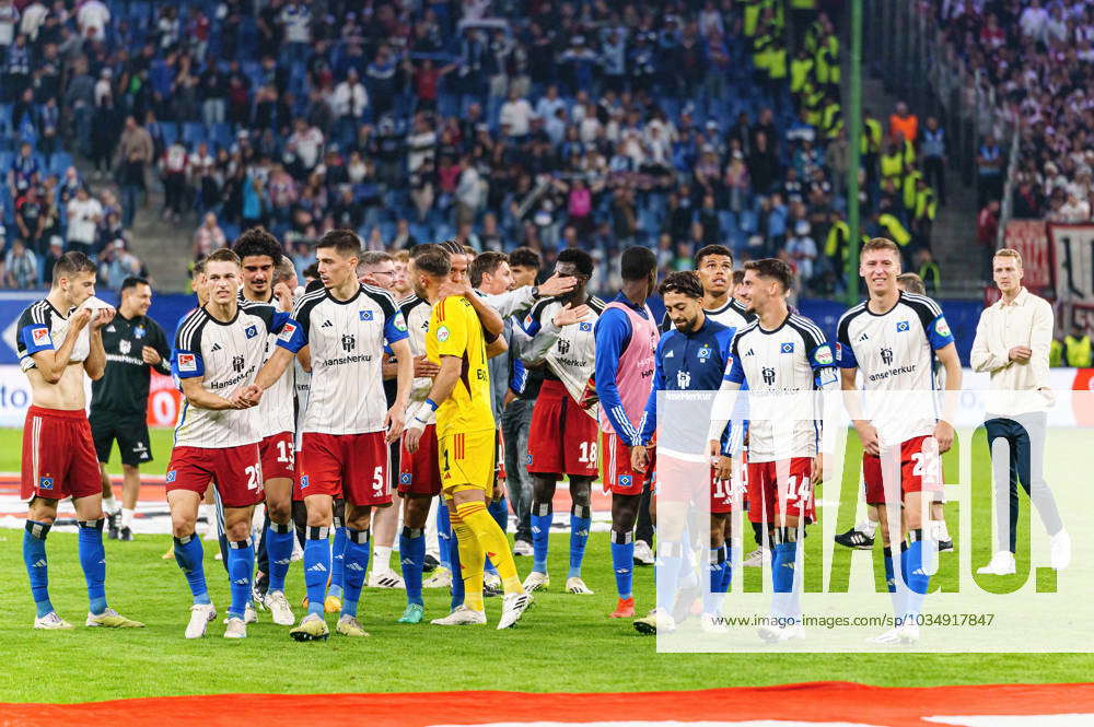 Hamburger SV Celebrates Win Against Fortuna Duesseldorf With Fans GER ...