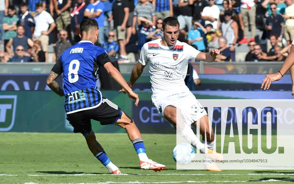 Simone Mazzocchi (Cosenza) Marius Marin (Pisa) during Pisa SC vs ...